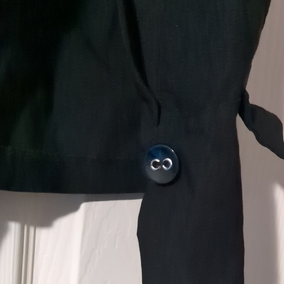 Poetry Black Open Front Vest - Picture 3 of 5